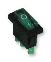 C5503ALNGB - ARCOLECTRIC - 翘板开关, Illuminated, SPST, 关-(开), 绿色, 面板, 16 A, 250 V | e络盟 中国