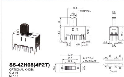 供应高品质拔动开关 SS-42H08 电工开关的可靠选择