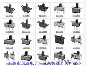 电子开关的种类与应用 从拔动开关到滑动开关的全面解析