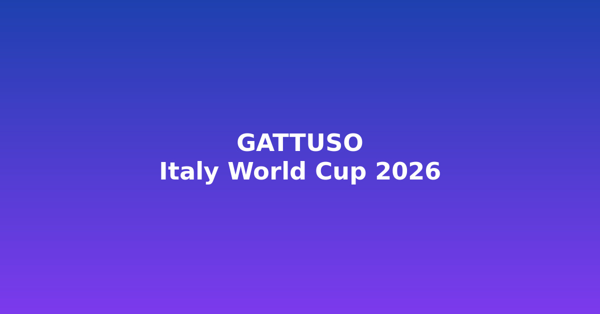 Gattuso thừa nhận phải dùng thuốc ngủ vì áp lực đưa Italy đến World Cup 2026