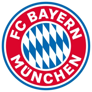Logo FC Bayern Munich trước cuộc đối đầu với PSG ở bán kết Champions League
